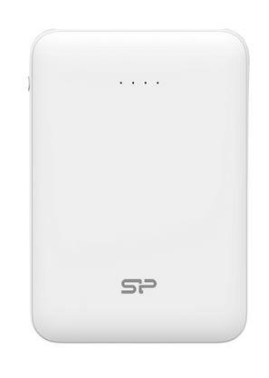 Silicon Power Dash C50 Power Bank 5000mAH, mini, White