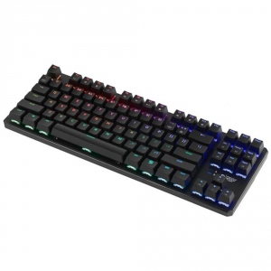 Tastatura Cu Fir SPC Gear GK530 Tournament Kailh Brown, Iluminata, Led Multicolor, Neara