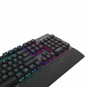 Tastatura Cu Fir SPC Gear GK550 Omnis Kailh Blue, Iluminata, Led Multicolor, Neagra