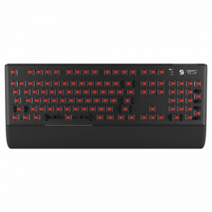 Tastatura Cu Fir SPC Gear GK550 Omnis Kailh Red, Iluminata, Led Multicolor, Black