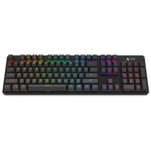 Tastatura Cu Fir SPC Gear GK540 Magna Kailh Blue, Iluminata, Led Multicolor, Neagra