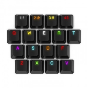 Tastatura SPC Gear Taste - KC104 DBL Shot PBT,  Black 