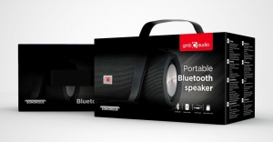 Gembird portable Bluetooth speaker, 2x 5W, micro SD, USB, AUX, black