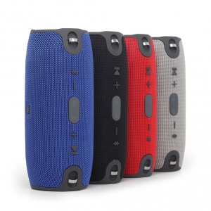 Gembird portable Bluetooth speaker, 2x 5W, micro SD, USB, AUX, red