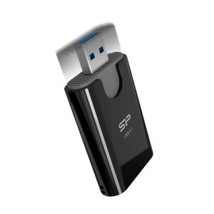 Card Reader Silicon Power Combo USB 3.1 microSD and SD, Black