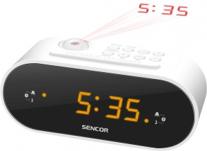 Radio Alarm Clock with Projector SENCOR SRC 3100 W