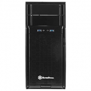 Carcasa Silverstone Carcasa PC SST-PS08B Precision Mini Tower Micro ATX, negru