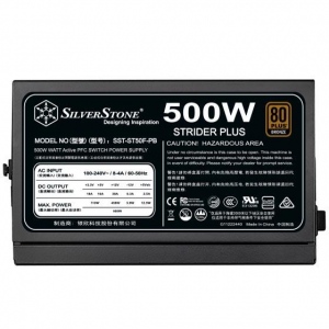 Sursa Silverstone ATX PSU SST-ST50F-PB, 500W 80 Plus Bronze, Low Noise 120mm, Modular