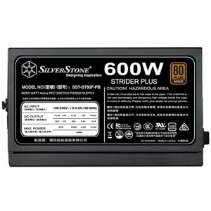 Sursa Silverstone ATX PSU SST-ST60F-PB, 600W 80 Plus Bronze, Low Noise 120mm, Modular