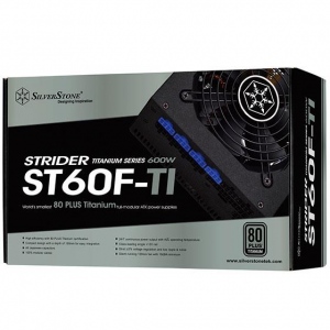 Sursa Silverstone ATX PSU SST-ST60F-TI, 600W 80 Plus Titanium, Low Noise 120mm,Modular