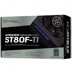 Sursa Silverstone ATX PSU SST-ST80F-TI, 800W 80 Plus Titanium, Low Noise 120mm,Modular
