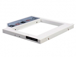 Silverstone SST-TS08 Adapter for 2.5 Inch SSD or HDD 9.5mm, white