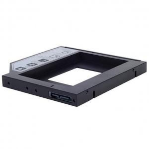 Silverstone SST-TS09 Adaptor pentru 2.5 Inch SSD / HDD 12.7mm, negru