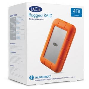 LaCie Rugged RAID, 4 TB, Thunderbolt, USB 3.0