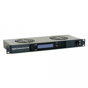 START.LAN 1U Fan tray with thermostate 2 fans depth 19-- rack cabinets LCD scree