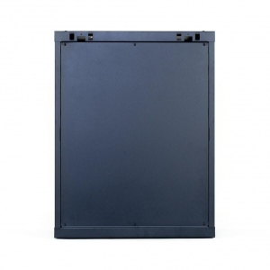 Rack START.LAN wall-mounting cabinet 19-- 15U 600x600mm black (glass front door)