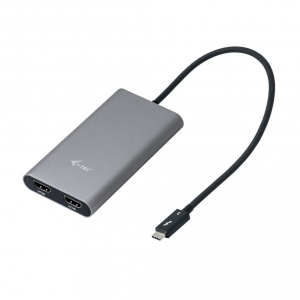i-tec THUNDERBOLT 3 Dual HDMI adaptor video 2x4K 60Hz pt laptop È™i tablete MacOS