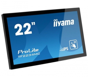 Monitor IIyama TF2234MC-B6AGB 21,5--, IPS touchscreen, Full HD, VGA, HDMI, DP