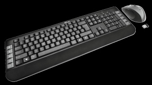 Kit Tastatura + Mouse Wireless Trust Tecla Black