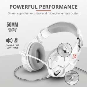 Trust GXT 322W Carus Gaming Headset alb