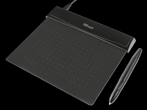 Trust Flex Design Graphic Tablet - black