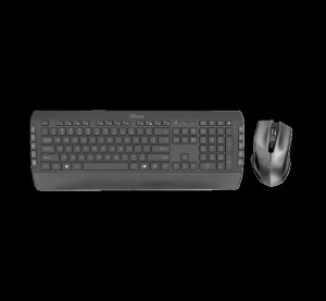 Kit Tastatura + Mouse Wireless Trust Tecla2, Black