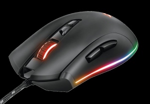 Mouse Cu Fir Trust GXT 900 Qudos RGB Gaming, Black