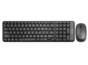 Kit Tastatura + Mouse Wireless Tracer Colorado Charcoal Black RF Nano, Black