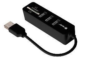 Tracer cititor de card de memorie All-In-One + HUB USB 2.0  CH4