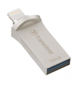 Memorie USB Transcend 128GB iOS, JetDrive Go 500, Silver