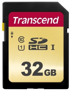 Card De Memorie Transcend SDHC 32GB Clasa 10 Black