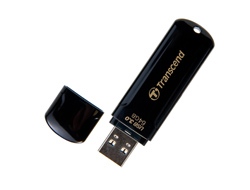 Memorie USB Transcend JetFlash 700 64GB USB 3.0 Negru