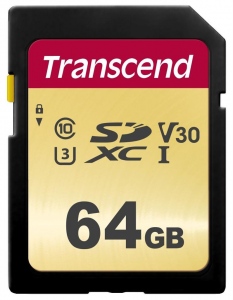 Card De Memorie Transcend SDXC 64GB Clasa 10 