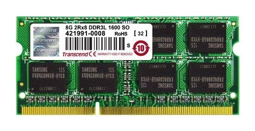 Memorie Laptop Transcend JetRam DDR3L 8GB 1600MHz