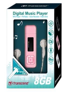 MP3 Player Transcend T-Sonic 330 8GB Roz