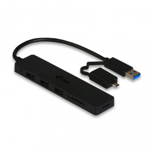 i-tec USB 3.0 Slim HUB 3 Port + Card Reader and OTG Adapter