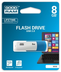 Memorie USB GOODRAM UCO2 8GB USB 2.0 Blue/White