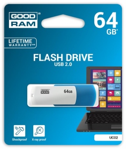 Memorie USB GOODRAM UCO2 64GB USB 2.0 Blue/White