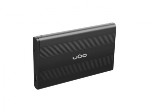 UGO enclosure for 2.5-- SATA - USB3.0 MARAPI S130, Aluminum, black