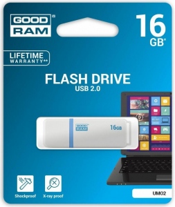 Memorie USB Goodram UMO2 16GB USB 2.0 White
