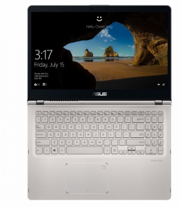 Laptop Asus ZenBook Flip UX561UA-BO004T Intel Core i7-8250U 8GB DDR4 1TB HDD + 128GB SSD Intel HD Windows 10 Home Argintiu