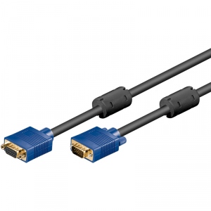 Cablu prelungitor VGA tata - VGA mama 3m, Goobay