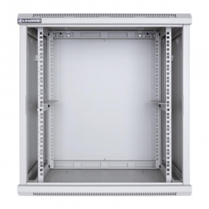  Rack Linkbasic wall-mounting cabinet 19-- 12U 600x600mm gri (glass front door)