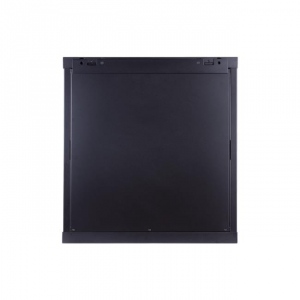 Rack Linkbasic wall-mounting cabinet 19-- 15U 600x600mm black (steel front door)