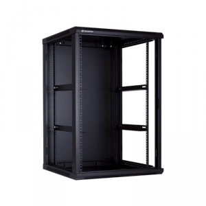 Rack Linkbasic wall-mounting cabinet 19 inch 18U 600x600mm black