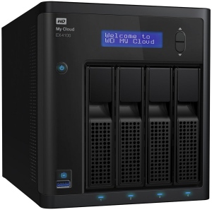 NAS WD My Cloud Expert Series EX4100 16TB RAID, My Cloud OS 5, WD RED inside, Marvell ARMADA 388 1.6GHz dual-core CPU, 2GB DDR3, 256-bit AES hardware encryption, Backup Software, Gigabit Ethernet x2, Additional 2x USB 3.0 Type-A ports, Black