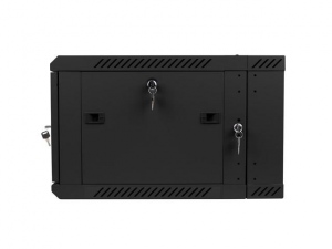 Lanberg wall-mounted double section rack 19-- flat pack 6U/600x600mm black