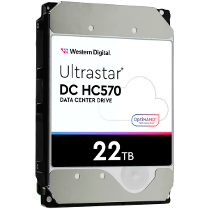 HDD Server WD/HGST ULTRASTAR DC HC570 (3.5â€™â€™, 22TB, 512MB, 7200 RPM, SAS 12Gb/s, 512E SE P3), SKU: 0F48052