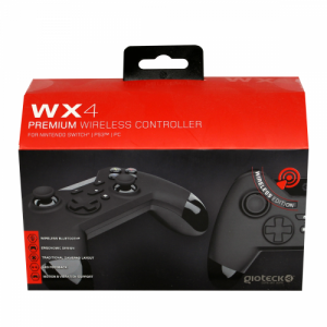 Gioteck - WX4 Premium Wireless Controller Black for Nintendo Switch, PS3 & PC MULT Multi-Platform