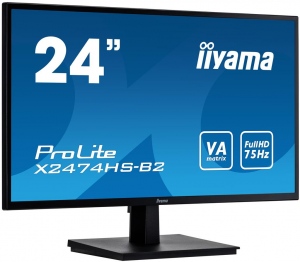 Monitor Iiyama X2474HS-B2 23,6 inch, panel VA, D-Sub/HDMI/DP, speakers